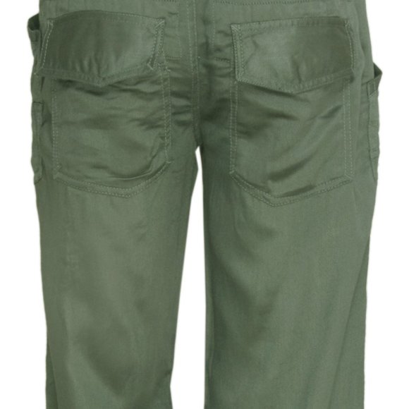 Free People Olive Straight Leg Pants - Picture 6 of 8